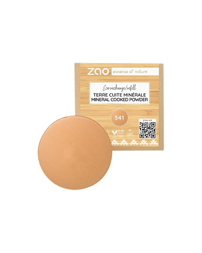 Zao Gesicht Mineral-PuderRefill Cooked Powder Natural 346 Mattifying 860,00 € / 1 kg 