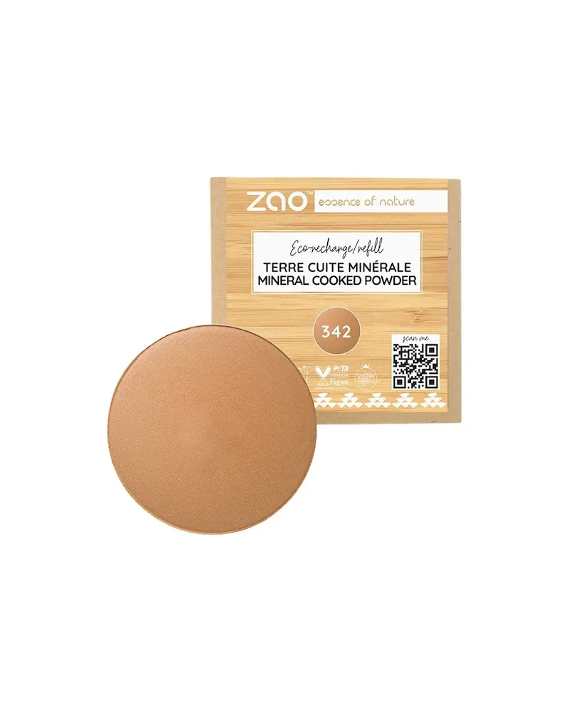 Zao Gesicht Mineral-PuderRefill Cooked Powder Natural 346 Mattifying 860,00 € / 1 kg 