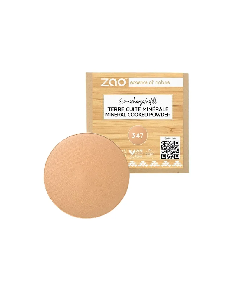 Zao Gesicht Mineral-PuderRefill Cooked Powder Natural 346 Mattifying 860,00 € / 1 kg 