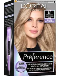 L'Oréal Haarfarbe Collection Préférence Cool Blondes Haarfarbe 9.12 Alaska/Sehr Helles Beige Aschblond 