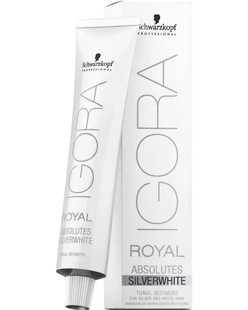 Schwarzkopf Haarfarben Igora Royal Absolutes SilverwhiteTonal Refiners Schiefer Grau 