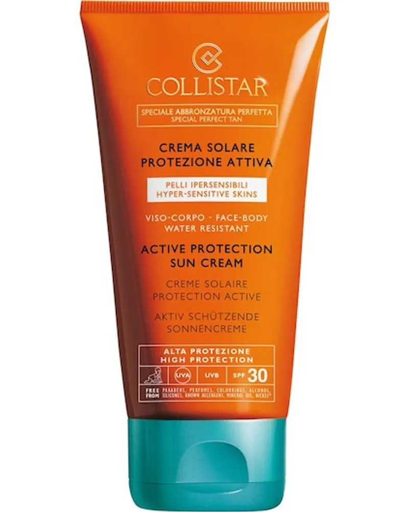 Collistar Sonnenpflege Sun Protection Active Protection Sun Cream SPF 30 SPF 30 
