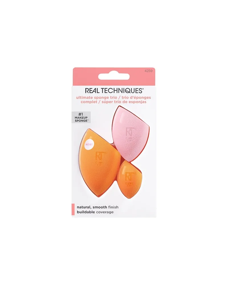 Real Techniques Real-Techniques Schwaemme Schwamm-SetsUltimate Sponge Trio Miracle Complexion Sponge + Mini Miracle Complexion Sponge +  Miracle Powder Sponge 11,13 