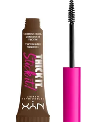 NYX Cosmetics Augen Make-up Augenbrauen Thick It Stick It Brow Gel Mascara 06 Brunette 