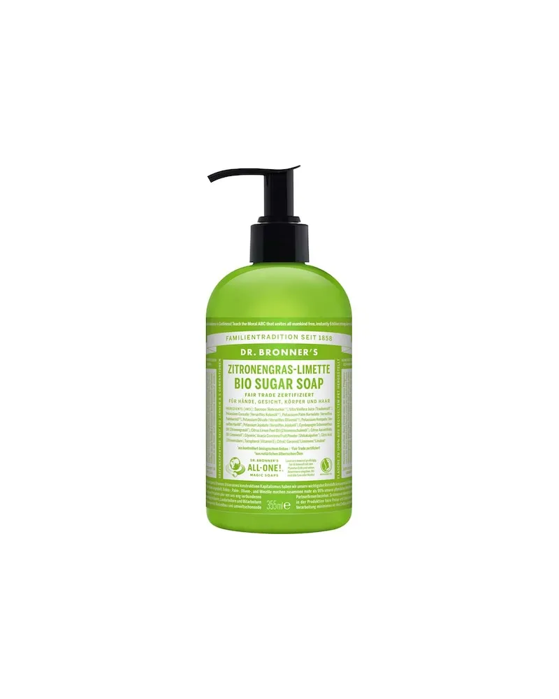Dr. Bronner's Dr-Bronners Pflege FluessigseifenZitronengras-Limette Bio Sugar Soap 39,42 € / 1 l 