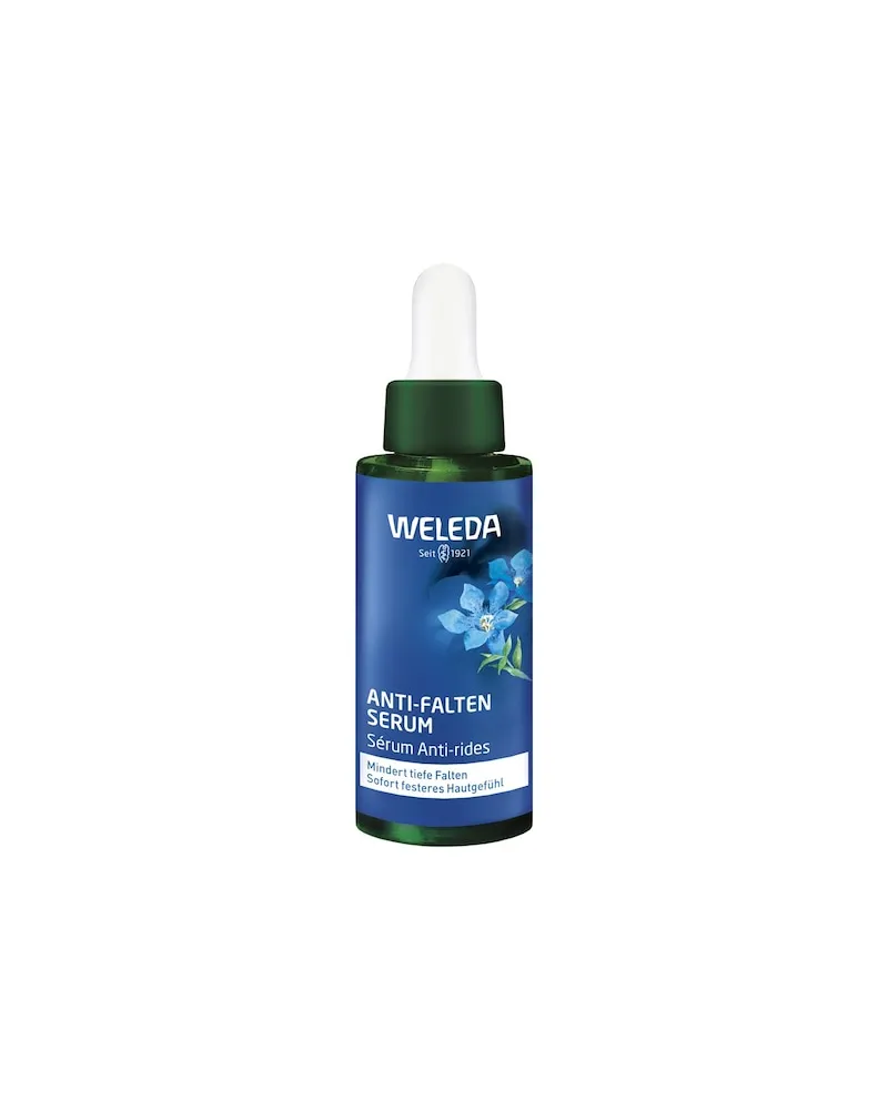 Weleda Gesichtspflege IntensivpflegeReduziert tiefe Falten & strafft die HautAnti-Falten Serum Blauer Enzian & Edelweiss 808,67 € / 1 l 