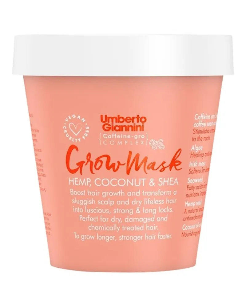 Umberto Giannini Collection Grow Long Hemp, Coconut & Shea Mask 