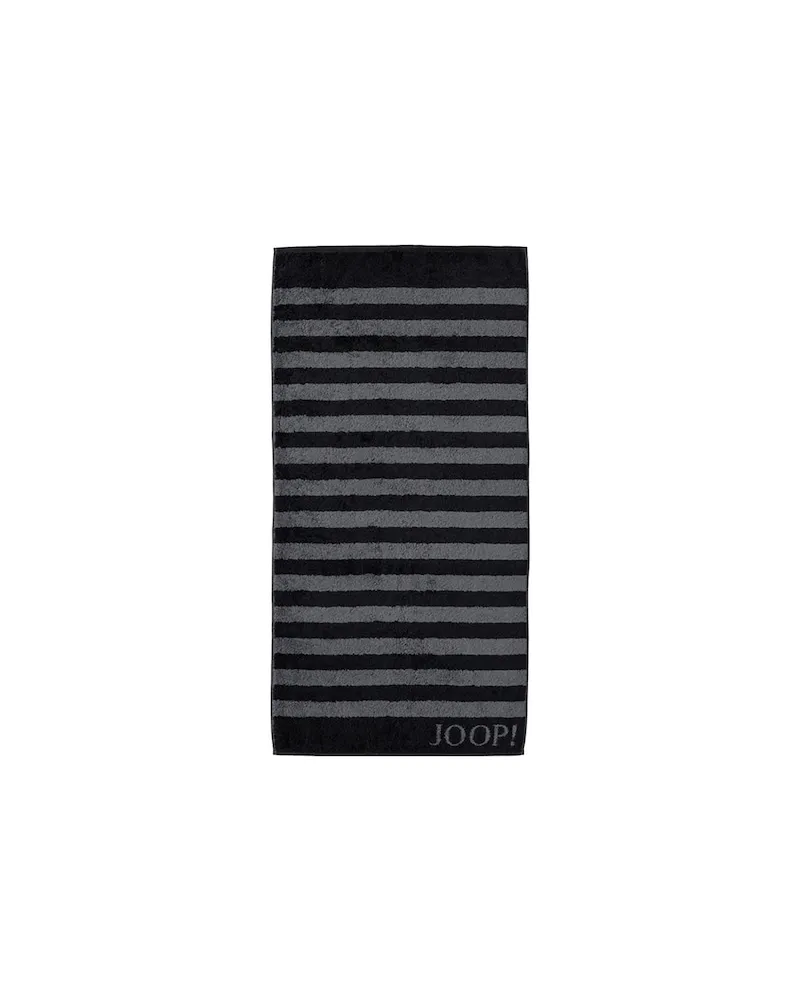 JOOP! Handtücher Classic Stripes Duschtuch Schwarz 80 x 150 cm 