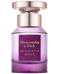 Abercrombie & Fitch Damendüfte Authentic Night Woman Eau de Parfum Spray 