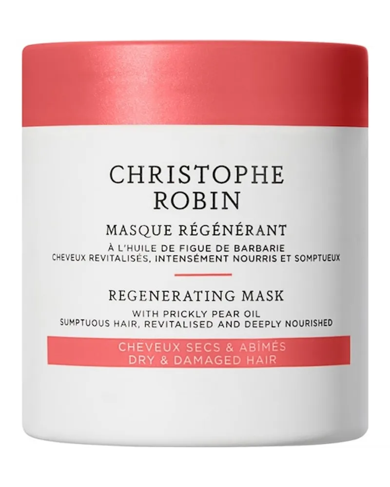 Christophe Robin Haarpflege Masken Regenerating Mask with Prickly Pear Oil 