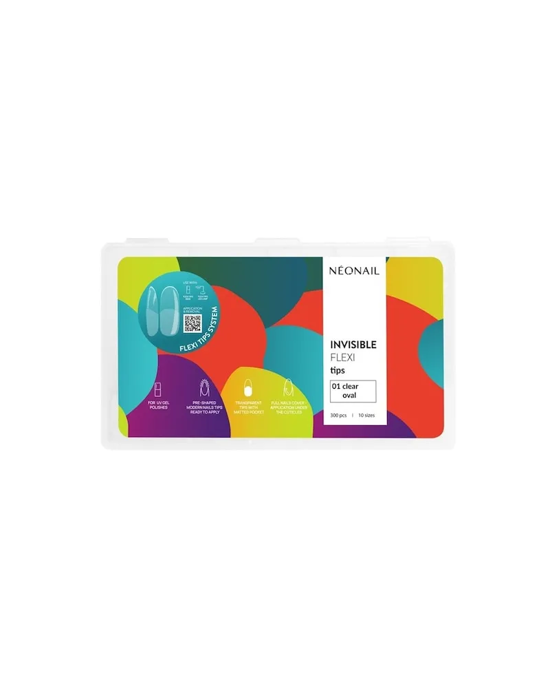 NeoNail Naegel Invisible-FlexiFlexi Tips Square 0,05 € / 1 Stk 