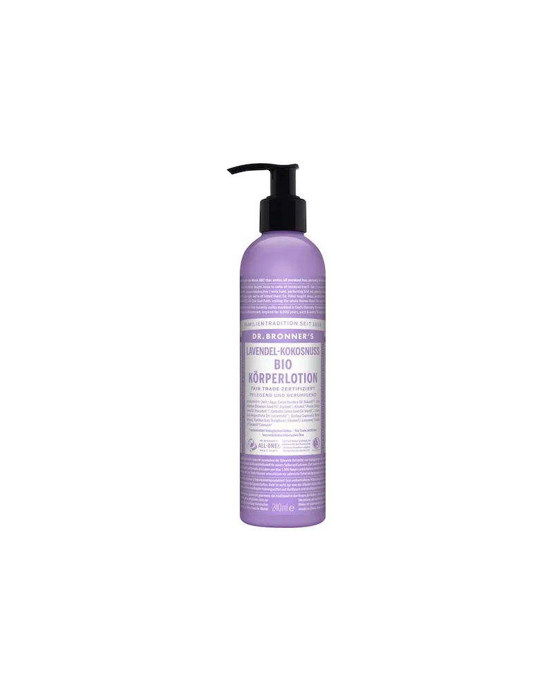 Dr. Bronner's Dr-Bronners Pflege KoerperpflegeLavendel-Kokosnuss Bio Körperlotion 79,33 € / 1 l 