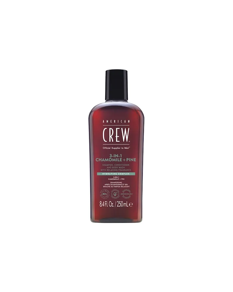 American Crew American-Crew Haare,-Koerper-Gesicht Haarpflege-Koerperpflege3-in-1 Chamomile + Pine Shampoo, Conditioner and Body Wash 31,78 € / 1 l 