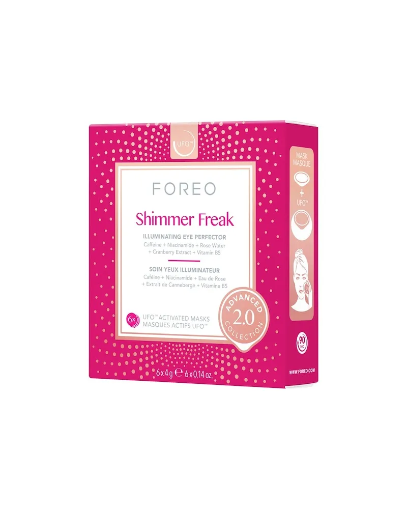 FOREO Gesichtspflege MaskenbehandlungShimmer Freak 2.0UFO Maskenpads 