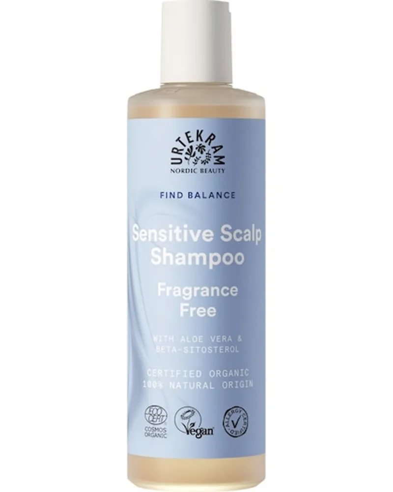 Urtekram Pflege Fragrance Free Sensitive Scalp Shampoo 