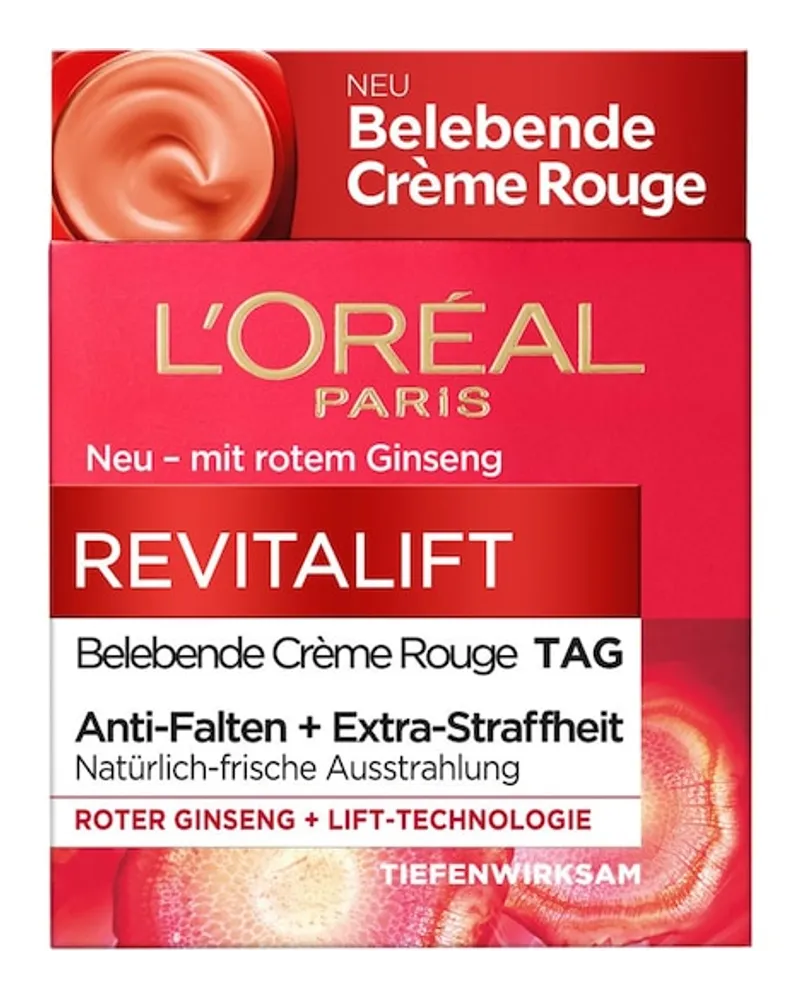 L'Oréal Gesichtspflege Tag & Nacht Belebende Crème Rouge Tagespflege 