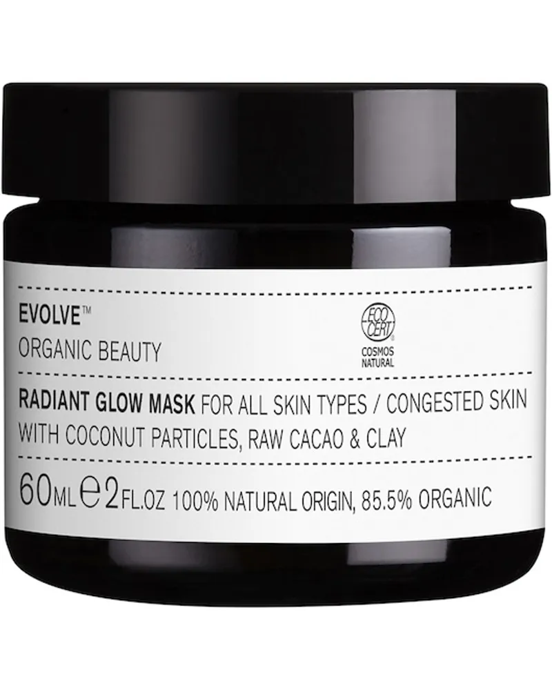 Evolve Organic Beauty Gesichtspflege Gesichtsmasken Radiant Glow 2-In-1 Face Mask & Polish 