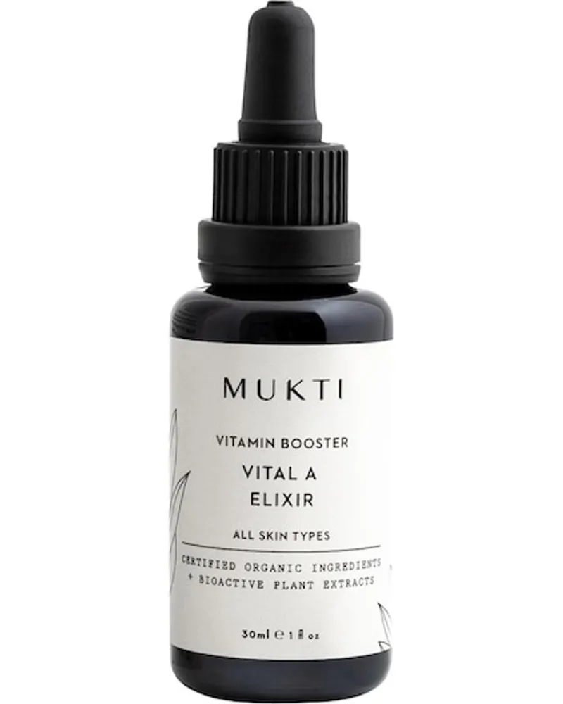 MUKTI Gesichtspflege Seren & Öle Vitamin Booster VITAL A ELIXIR 