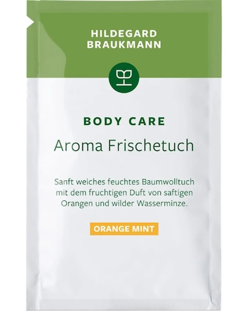 Hildegard Braukmann Pflege Body Care Aroma Frischetücher Orange Mint 