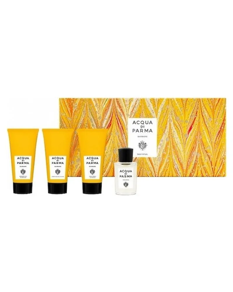 ACQUA DI PARMA Unisexdüfte Colonia Geschenkset Colonia Eau De Cologne Spray 20 ml + Barbiere Refreshing Face Wash 40 ml + Barbiere Soft Shaving Cream 40 ml + Multi Action Face Cream 40 ml 