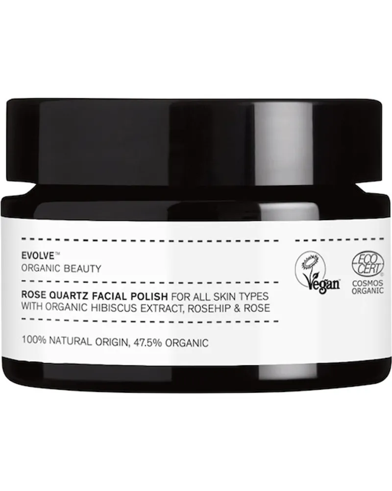 Evolve Organic Beauty Gesichtspflege Reiniger & Toner Rose Quartz Facial Polish 