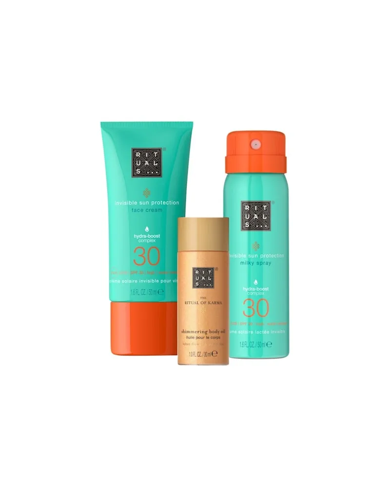 RITUALS Rituale The-Ritual-Of-KarmaTrial Set Sun Protection Milky Spray30 50 ml + Shimmering Body Oil 30 ml + Sun Protect Face Cream30 50 ml 268,46 € / 1 l 