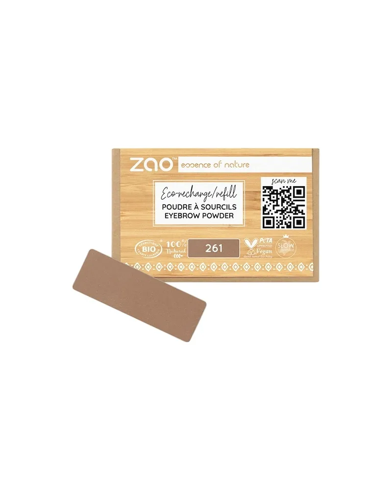 Zao Augen AugenbrauenRefill Eyebrow Powder 262 Brown 