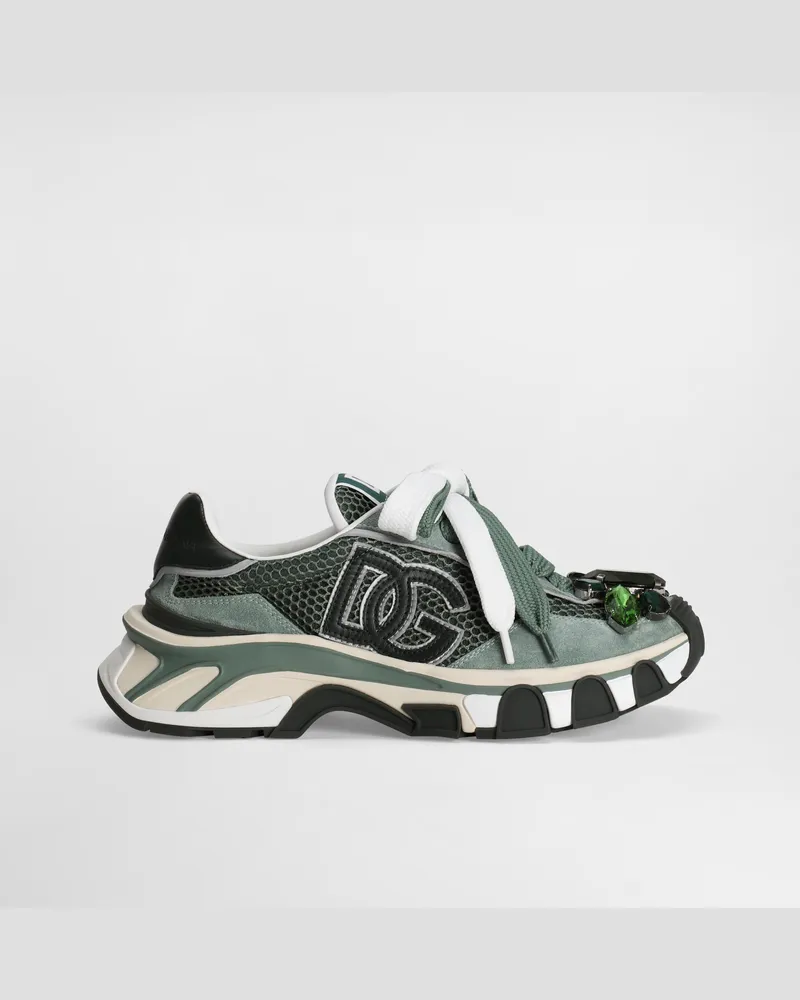 Dolce & Gabbana Dg Country Road Textile Sneaker - Frau Sneakers Multicolor Multicolor