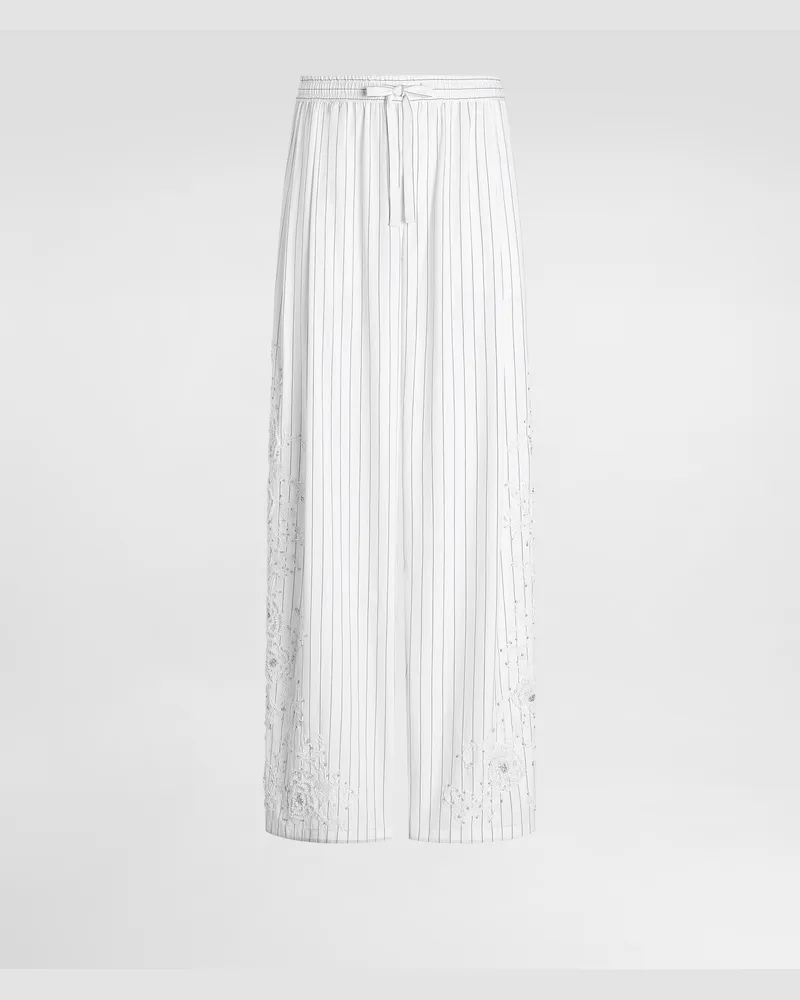 Dolce & Gabbana Vanity Trousers With Embroidery - Mann Hosen Und Shorts Mehrfarbig Multicolor