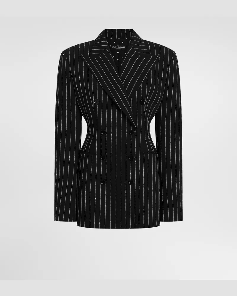Dolce & Gabbana Doppelreihige Nadelstreifen-jacke Aus Schurwolle - Frau Collection #n/d Mehrfarbig
