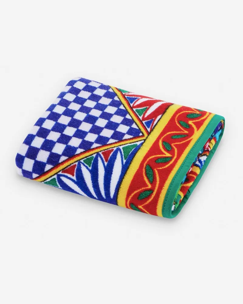 Dolce & Gabbana Terry Cotton Guest Towel - Duschtücher Mehrfarbig Mehrfarbig