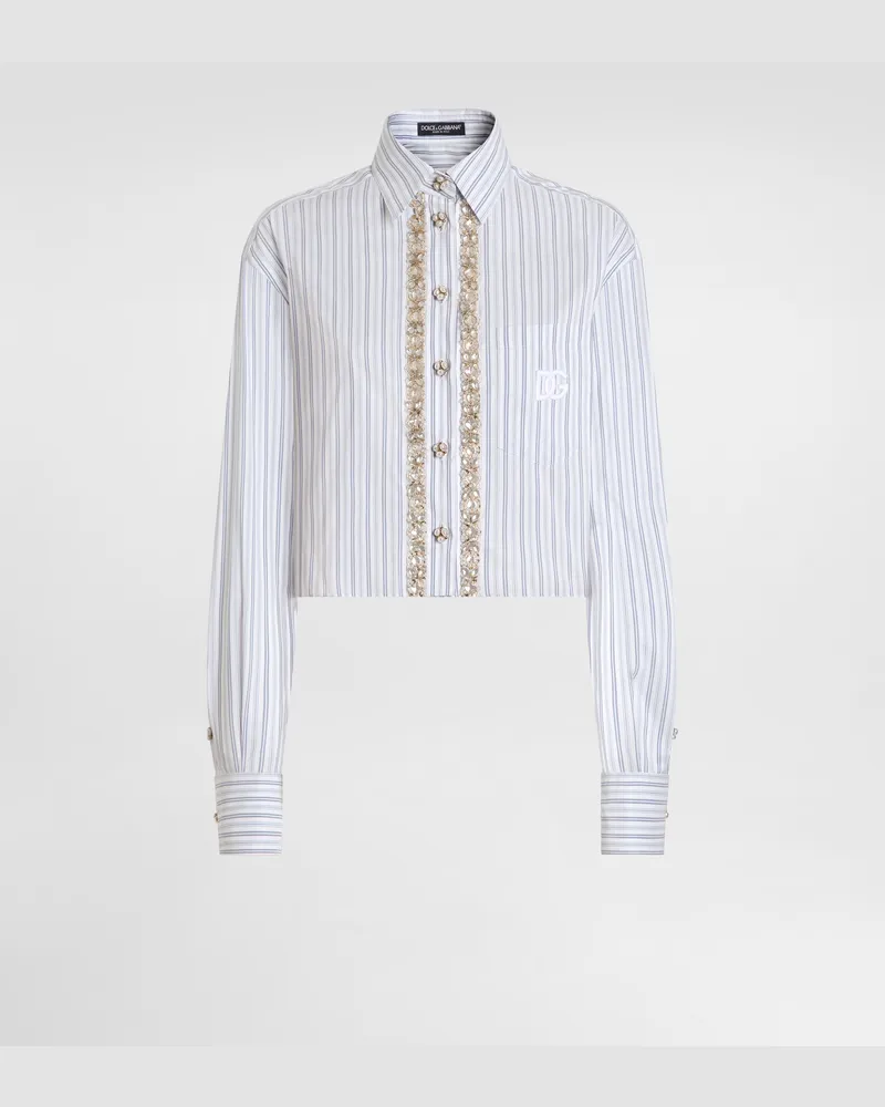 Dolce & Gabbana Striped Shirt - Frau Blusen Und Tops #n/d Mehrfarbig