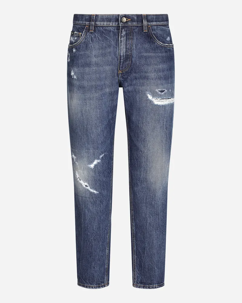 Dolce & Gabbana Jeans Loose Aus Stretchdenim - Mann Jeans Mehrfarbig Mehrfarbig