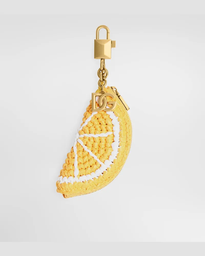 Dolce & Gabbana P.chiavi Pelletteria - Frau Collection Gelb Gelb