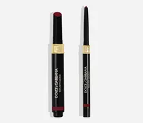 Kiss My Gloss! - Woman Lippenstift-set 05 Pout – Klassisch Roter Konturenstift Und Roter Lipgloss Mit Perlglanz