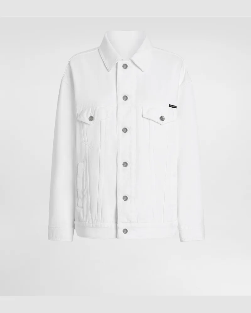 Dolce & Gabbana Denim Jacket - Frau Denim Mehrfarbig Multicolor