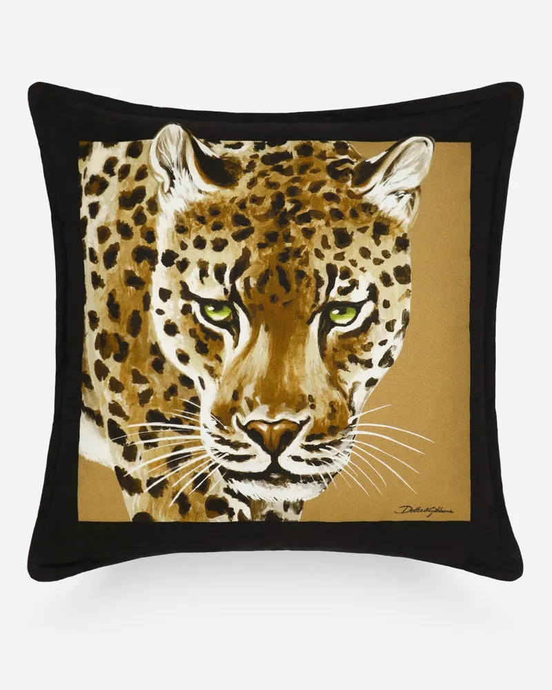Dolce & Gabbana Canvas Cushion Small - Kleine Kissen Mehrfarbig Mehrfarbig