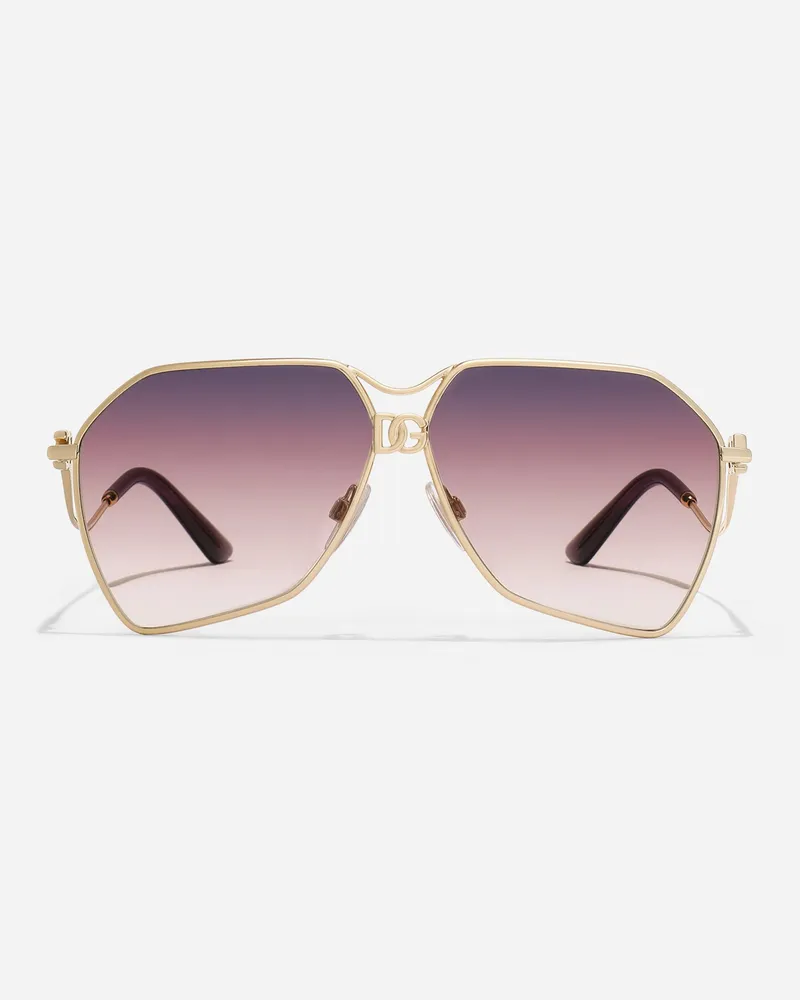 Dolce & Gabbana Sonnenbrille Dg Filo - Frau Collection Gold Gold