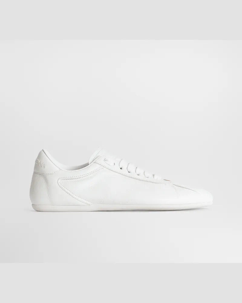 Dolce & Gabbana Sneaker Ballet Aus Kalbsleder - Frau Sneakers Wei Weiss