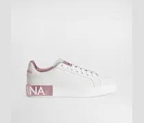 Portofino Sneakers Aus Nappa-kalbsleder - Frau Sneakers Rosa Leder