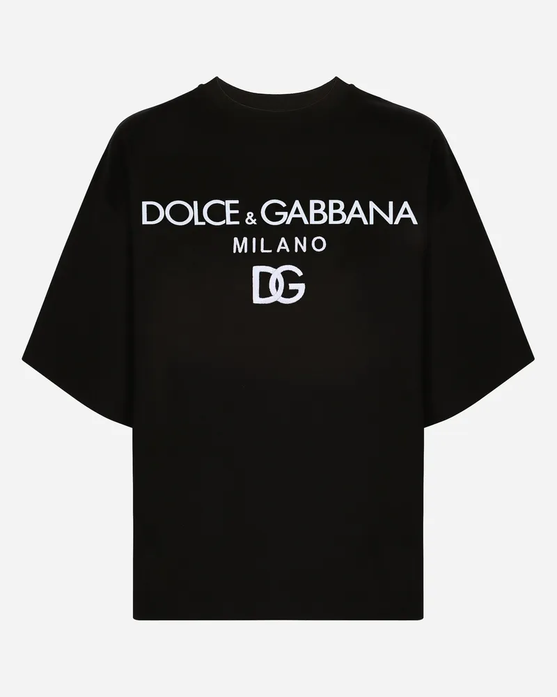 Dolce & Gabbana T-shirt M/corta Giro - Frau T-shirts Und Sweatshirts Schwarz Schwarz