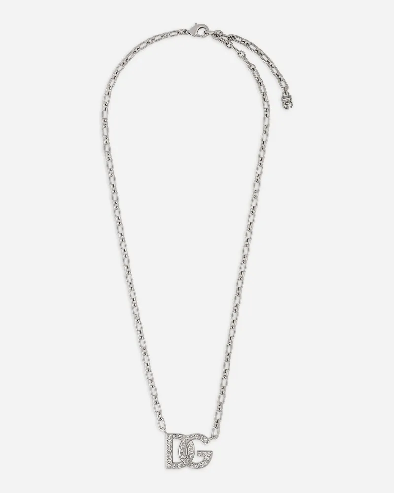 Dolce & Gabbana Collana - Mann Bijoux Silber Metall Silber