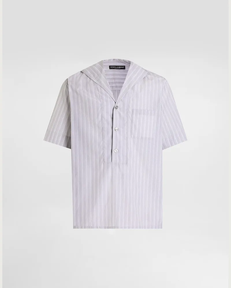 Dolce & Gabbana Striped Cotton Poplin Shirt - Mann Hemden #n/d Multicolor