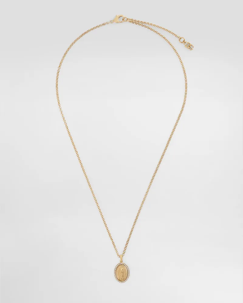 Dolce & Gabbana Necklace With Sacred Image - Mann Bijoux Gold Metall Gold