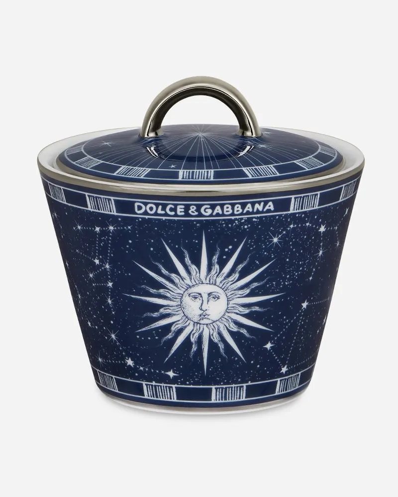 Dolce & Gabbana Zuckerdose Aus Porzellan - Accessoires Mehrfarbig Mehrfarbig