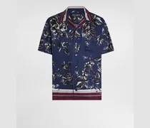 Peony-print Hawaii Twill Shirt - Mann Hemden Multicolor