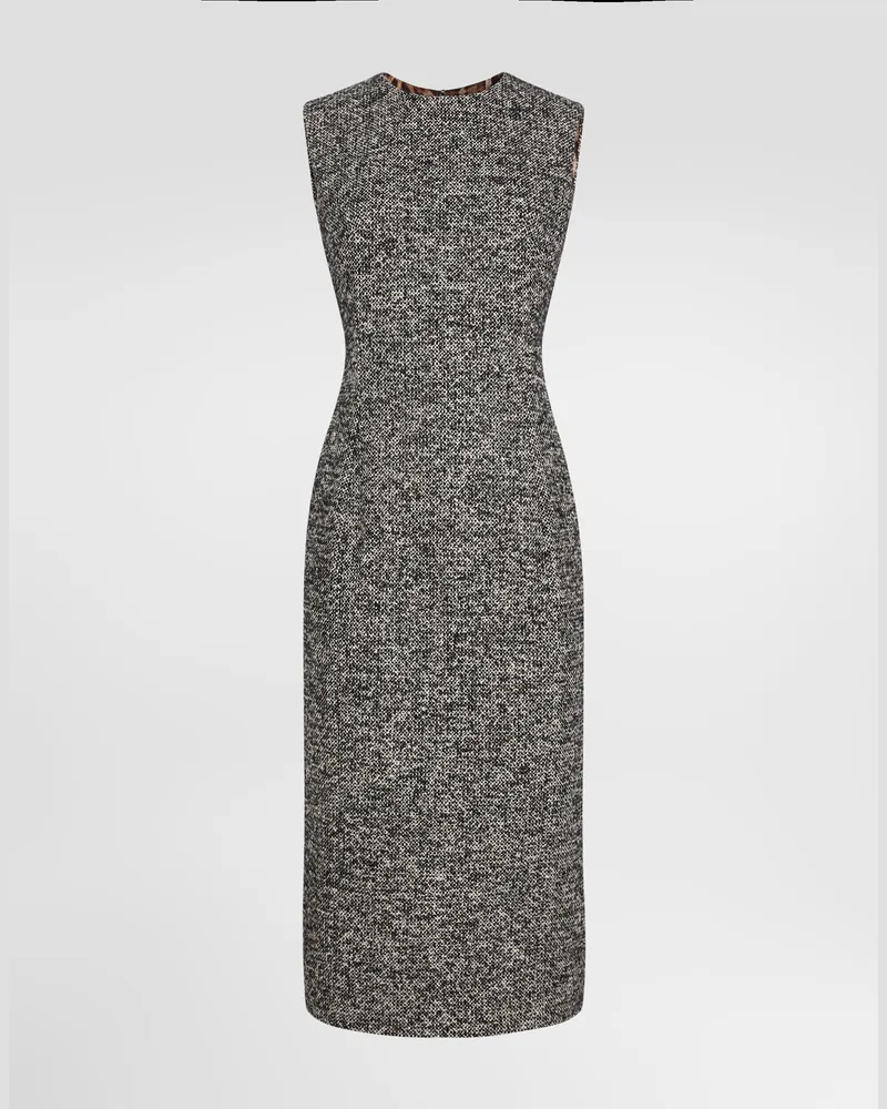 Dolce & Gabbana Kleid Aus Wollmischung - Frau Kleider Mehrfarbig Mehrfarbig