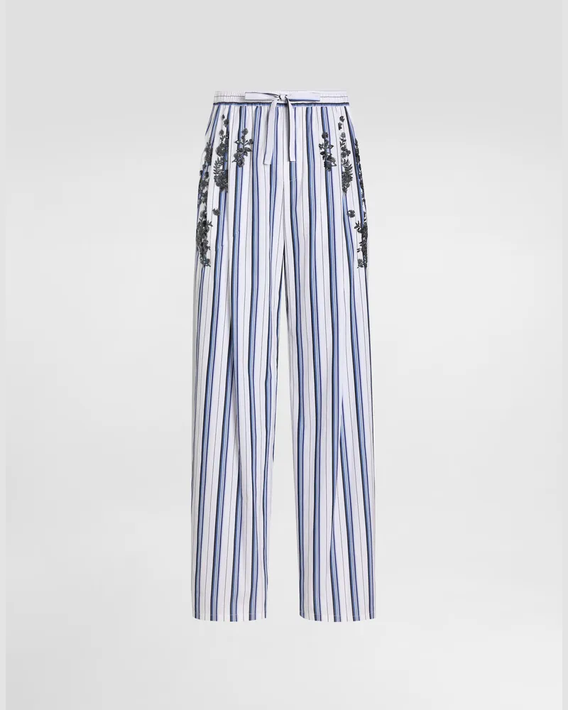 Dolce & Gabbana Vanity Trousers With Embroidery - Mann Hosen Und Shorts Mehrfarbig Multicolor