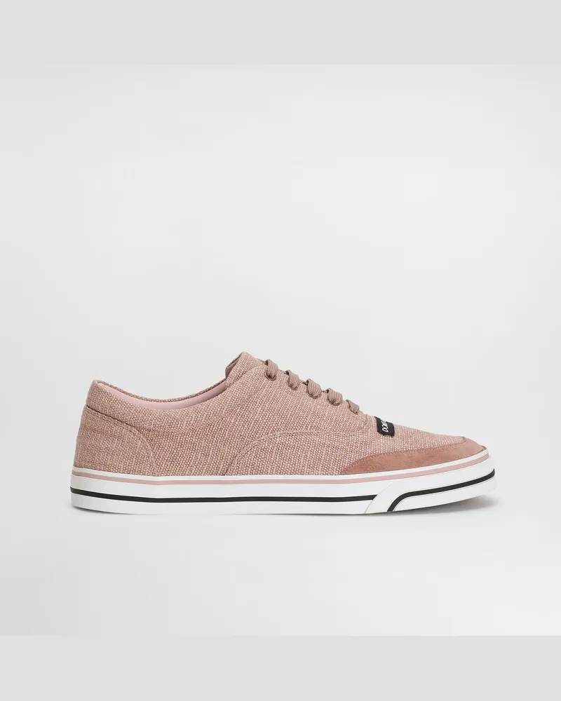 Dolce & Gabbana Dg Sailing Linen Sneakers - Mann Sneakers Mehrfarbig Mehrfarbig