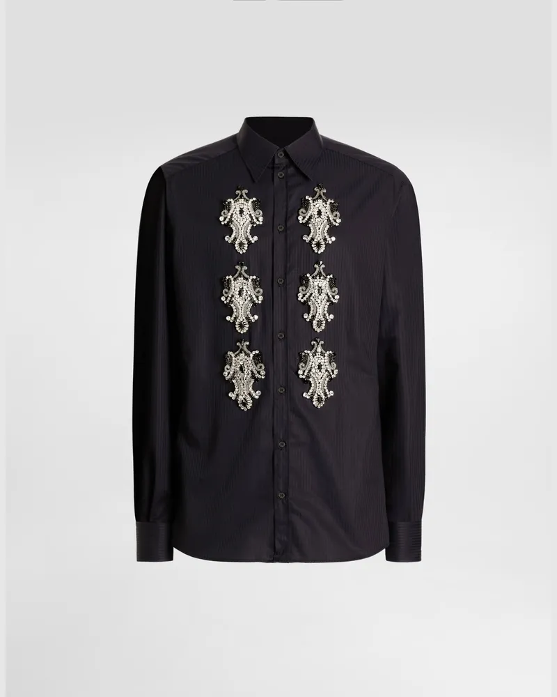 Dolce & Gabbana Striped Cotton Martini Shirt - Mann Hemden #n/d Multicolor